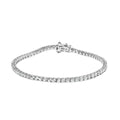 14K White Gold 3.0 Lab-Grown Diamond Tennis Bracelet