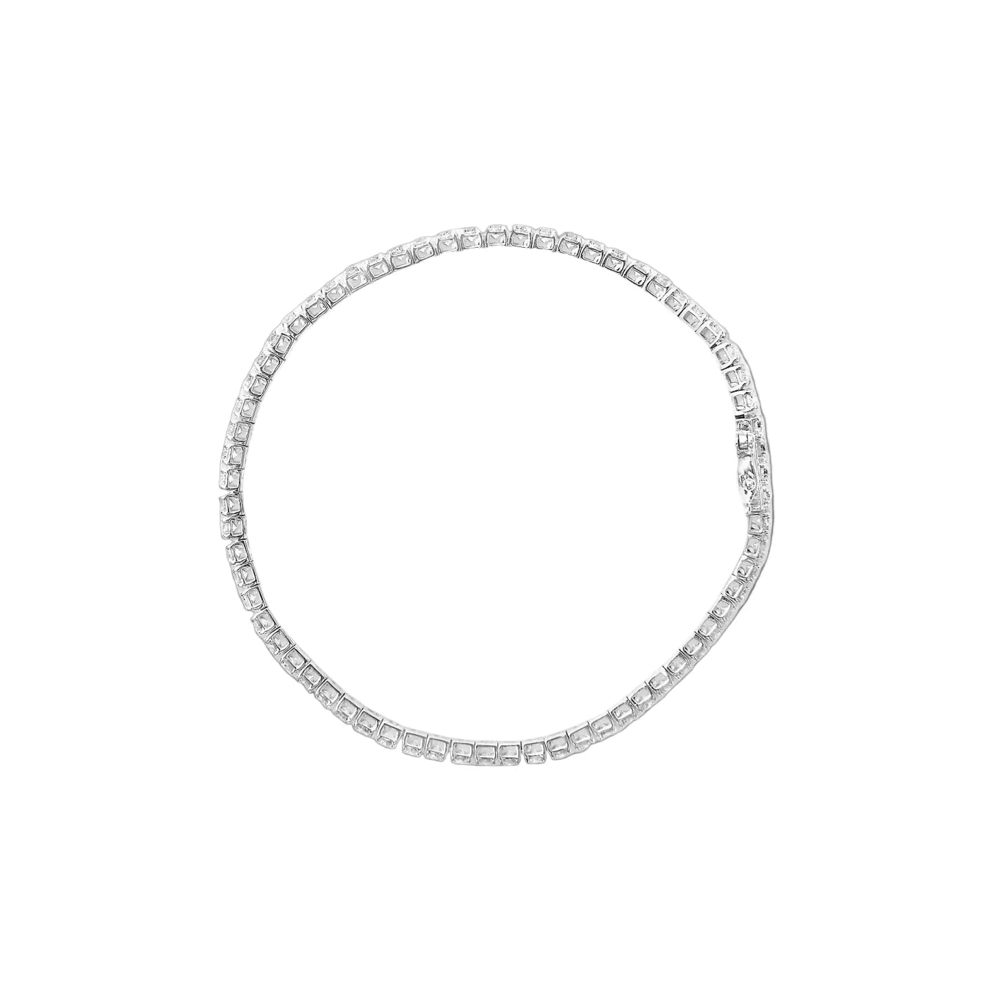 14K White Gold 3.0 Lab-Grown Diamond Tennis Bracelet