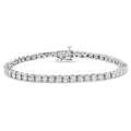 Sterling Silver 3.0 Lab-Grown Diamond Tennis Bracelet