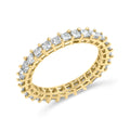 Yellow Gold 2.0 Princess Cut Diamond Eternity Band Ring